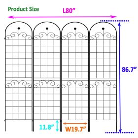Metal Garden Trellis For Outdoor Climbing Plants