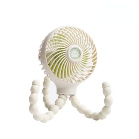 Mini Handheld Stroller Fan Octopus Fan Baby Fan with Flexible Tripod Wrapped on Stroller; Car Seat; Student Bed; Bike USB Rechargeable Fan; Desk Fan f