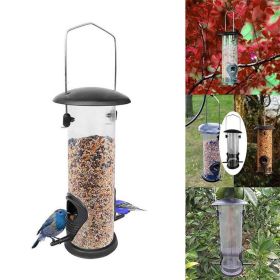 Automatic bird feeder; suspended bird feeder for Garden Yard Outdoor Decoration
