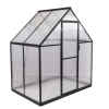 Greenhouse for Outdoors ,Polycarbonate Greenhouse with Stronger Wind Protection and Roof Vent ,Quick Setup Structure