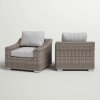 Fully Assembled Patio Chair with Cushions 2