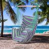 Free Shipping Distinctive Cotton Canvas Hanging Rope Chair with Pillows – Green