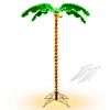 5-Foot LED Pre-Lit Palm Tree Decor | Lighted Tropical Artificial Tree for Indoor & Outdoor Use