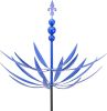Wind Spinners Outdoor - Extra Large Outdoor Metal Wind Sculptures Spinners with Stake, Windmills for The Yard Garden, Yard Art Garden Lawn Decor - Blu