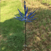 Wind Spinners Outdoor - Extra Large Outdoor Metal Wind Sculptures Spinners with Stake, Windmills for The Yard Garden, Yard Art Garden Lawn Decor - Blu