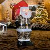 HOMCOM 8' Christmas Inflatables Outdoor Decorations Santa Claus Wearing Camouflage, Blow-Up Yard Christmas Decor with LED Lights Display