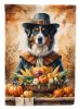 Australian Shepherd Thanksgiving Garden Flag Mailbox Decorative Yard Banner Outside Patio Artwork for Flower Beds, Garden Size, Multicolor