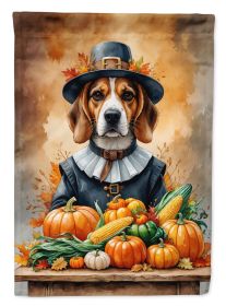 Beagle Thanksgiving Garden Flag Mailbox Decorative Yard Banner Outside Patio Artwork for Flower Beds, Garden Size, Multicolor