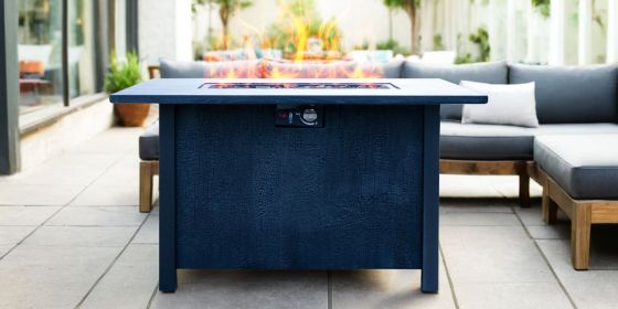 44" W x 25" H Outdoor Fire Pit Table 50000BTU