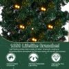 Christmas Artificial Tree Archway Decoration, Realistic PVC Holiday Tree Arch Frame for Outdoor Indoor Room Festival Party Wedding Garden, Roof Top
