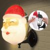 Christmas Santa Porch Light Covers | Outdoor Decorative Light Covers for Holiday Parties, Garages & Large Fixtures
