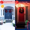 Solar Christmas Candy Cane Lights | IP55 Waterproof LED Pathway Stake Lights with 8 Modes for Outdoor Holiday Decoration