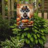 Schnauzer Thanksgiving Garden Flag Mailbox Decorative Yard Banner Outside Patio Artwork for Flower Beds, Garden Size, Multicolor