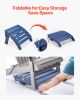 Adirondack Ottoman Set of 2 – Blue HDPE Folding Footrests