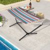 Hammock with Stand & Carrying Case – Portable Poly-Cotton Swing