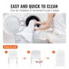 VEVOR White Stretch Spandex Chair Covers - 30 PCS, Folding Kitchen Chairs Cover, Universal Washable Slipcovers Protector, Removable Chair Seat Covers,