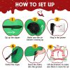 8.9FT Inflatable Christmas Archway with Santa, Lighted Holiday Blow Up Decoration with LED Lights, Built-in Blower