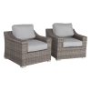 Fully Assembled Patio Chair with Cushions 2