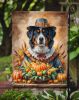 Bernese Mountain Dog Thanksgiving Garden Flag Mailbox Decorative Yard Banner Outside Patio Artwork for Flower Beds, Garden Size, Multicolor