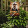 Pit Bull Terrier Thanksgiving Garden Flag Mailbox Decorative Yard Banner Outside Patio Artwork for Flower Beds, Garden Size, Multicolor