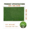 3ft x 16ft Premium Artificial Turf Mat with Drainage Holes. Thick Fake Grass with Rubber Backing, Ideal for Indoor/Outdoor Pet Areas, Garden, Lawn