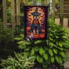 Schnauzer Witchy Halloween Garden Flag Mailbox Flag Decorative Yard Flag Banner Outside Patio Artwork Yard Flower Beds, Garden Size, Multicolor