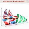7ft Christmas Inflatable Decoration with LED Lights – Two Gnomes Pulling a Christmas Tree – Funny Blow Up Yard Décor for Indoor/Outdoor Use