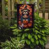 Shih Tzu Witchy Halloween Garden Flag Mailbox Flag Decorative Yard Flag Banner Outside Patio Artwork Yard Flower Beds, Garden Size, Multicolor