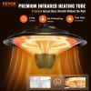 VEVOR Hanging Patio Heater, 1500W Outdoor/Indoor Electric Space Infrared Heater, IP34 Protection Ceiling Heater with 23.6 inch Pull Cord & 20 inch Adj