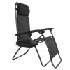 Infinity Zero Gravity Chair Pack 2, Outdoor Lounge Patio Chairs with Pillow and Utility Tray Adjustable Folding Recliner for Deck,Patio,Beach,Yard, Bl