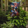 All American Rottweiler Garden Flag Mailbox Flag Decorative Yard Flag Banner Outside Patio Artwork Yard Flower Beds, Garden Size, Multicolor