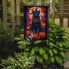 Belgian Sheepdog Witchy Halloween Garden Flag Mailbox Flag Decorative Yard Flag Banner Outside Patio Artwork Yard Flower Beds, Garden Size, Multicolor