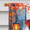 Newfoundland Halloween Trick or Treat House Flag Large Porch Sleeve Pole Decorative Outside Yard Banner Artwork Wall Hanging, Polyester, House Size