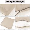 14 PCS Outdoor Cushions for Patio Furniture Replacement, Patio Furniture Cushions with Sponge, Deep Seat Patio Cushions(Beige)[Sale on Temu is banned,
