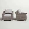 Fully Assembled Patio Chair with Cushions 2