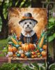 Maltese Thanksgiving Garden Flag Mailbox Decorative Yard Banner Outside Patio Artwork for Flower Beds, Garden Size, Multicolor