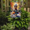 Yorkshire Terrier Yorkie Halloween Trick or Treat Garden Flag Mailbox Flag Decorative Yard Flag Banner Outside Patio Artwork Yard Flower Beds