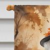 Maltese Thanksgiving House Flag Large Porch Sleeve Pole Decorative Outside Yard Banner Artwork Wall Hanging, Polyester, House Size, Multicolor