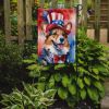 Corgi Patriotic American Garden Flag Mailbox Flag Decorative Yard Flag Banner Outside Patio Artwork Yard Flower Beds, Garden Size, Multicolor