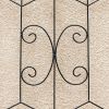 2 Pack Metal Garden Trellis 86.7" x 19.7" Rustproof Trellis for Climbing Plants Outdoor Flower Support Black
