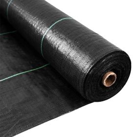 Weed Barrier Fabric 3.5oz Heavy Duty - 4ft x 300ft Landscape Fabric | Easy Install & Rugged Plastic Ground Cover Weed Barrier with UV Protection for G (size: 3*300FT)