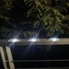 16 solar outdoor deck lights, garden lights, atmosphere lights, LED walk lights, light source control, suitable for balconies, terraces, stair fences