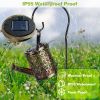 Solar Watering Can with Lights,Solar Outdoor Garden Decor Waterproof Large Hanging Lantern Landscape Lights Outside Decorations for Yard Clearance Por