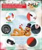 Christmas Inflatables Giant Snowman Outdoor Decorations, Blow up Snow Man Yard Decor with Built-in LED Light