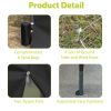 10 x 20 ft Heavy Duty Awning Canopy Pop Up Gazebo Marquee Party Wedding Event Tent with 6 Removable Sidewalls & Carry Bag