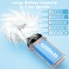 Portable Fan; Handheld Fan Personal Mini Fan 4200mAh Rechargeable With 5 Speeds; Battery Operated Mini Fan With LED Display; 11-21Hs Desk Fan Working
