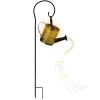 Solar Watering Can with Lights,Solar Outdoor Garden Decor Waterproof Large Hanging Lantern Landscape Lights Outside Decorations for Yard Clearance Por