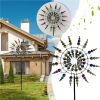 Magical Kinetic Metal Windmill Spinner Wind Powered Catchers, Creative Patio Garden Lawn Outdoor Courtyard Decoration Unique Wind Collectors Metal Out