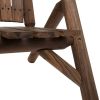 Adirondack Patio 2 Chair Lounger with Center Coffee Table