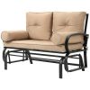 Outdoor Garden Patio Rocking Glider Chair Loveseat